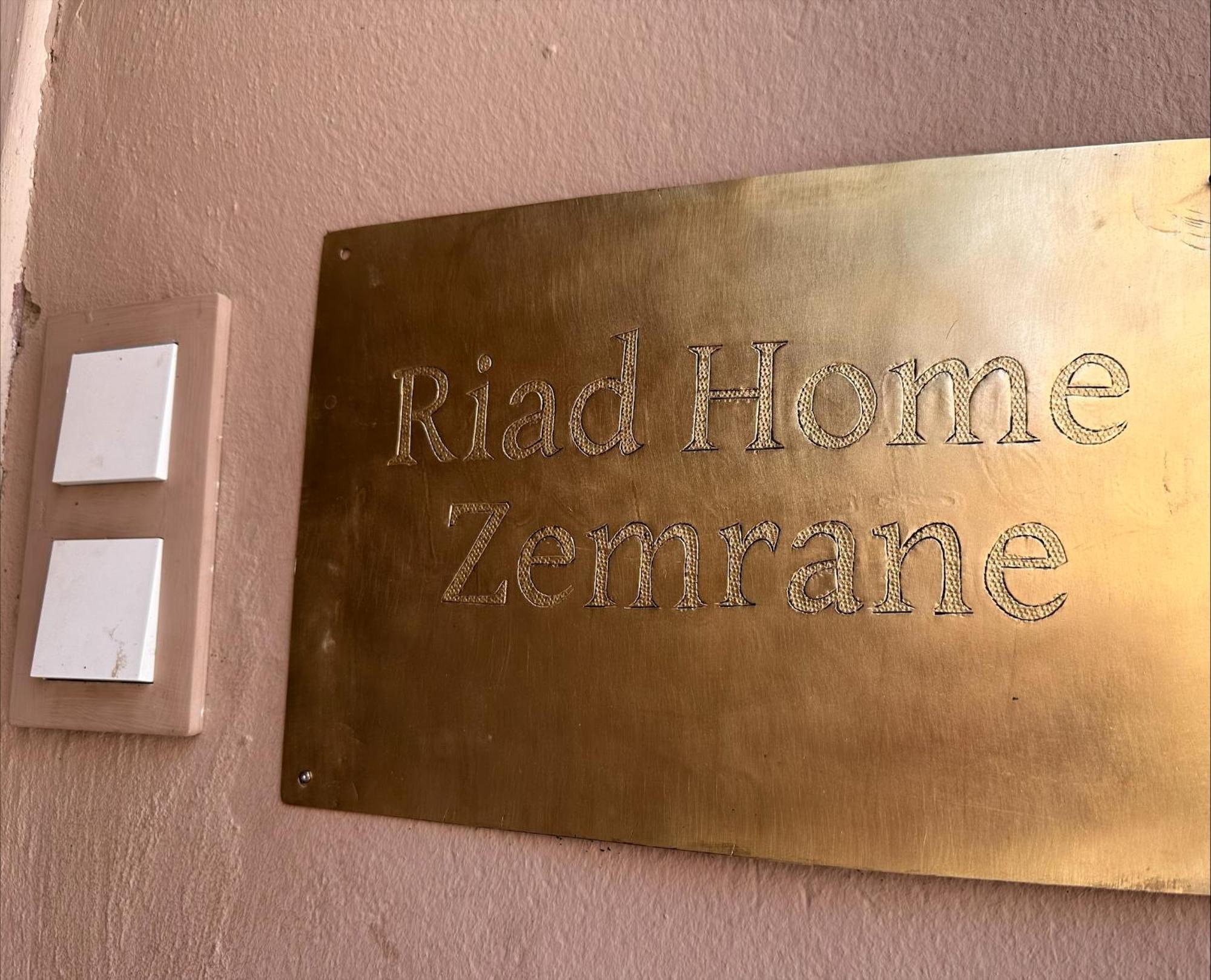 מרקש Riad Home Zemrane מראה חיצוני תמונה